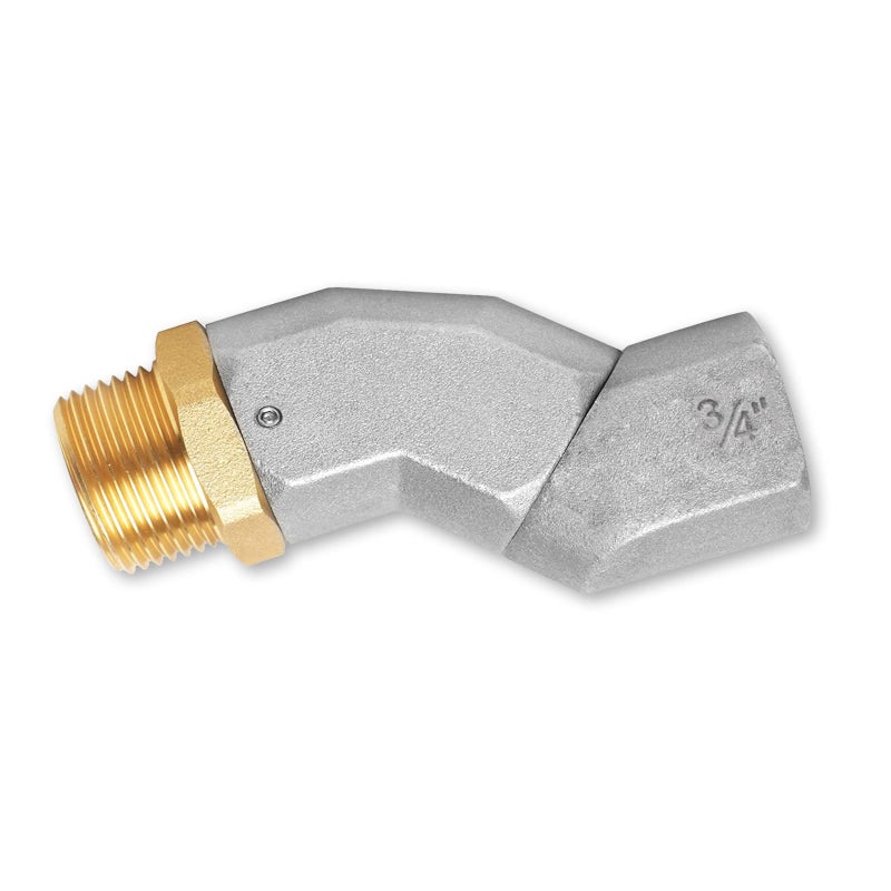 YIENAKFUN 3/4 Inch NPT Fuel Hose Swivel 360 Rotating Connector for Fuel Nozzle Multi Plane Fuel Plane Swivel - Image 1